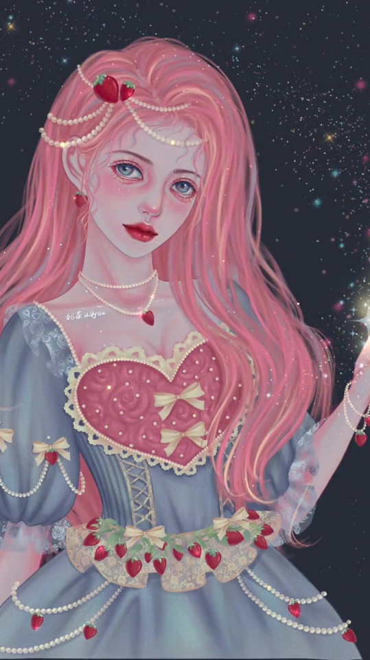 草莓拟人,是你心中在逃公主的样子吗