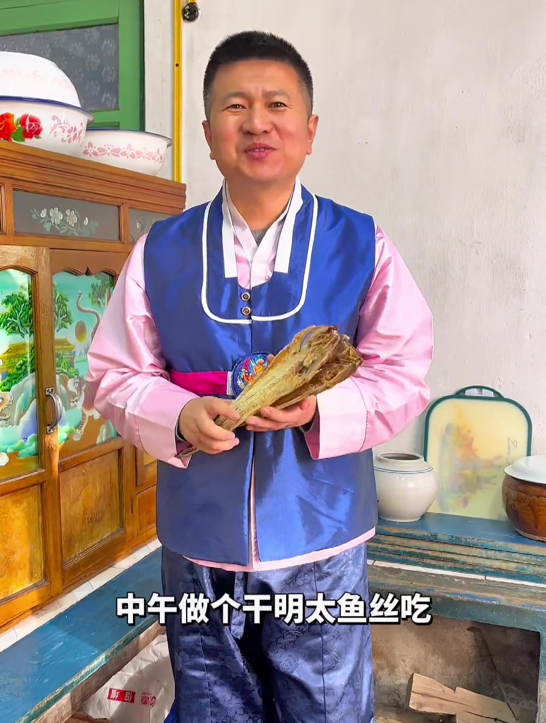 朝鲜族风味《拌明太鱼丝》酸甜可口做法简单!
