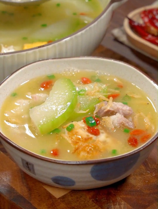 鲜美好喝的冬瓜虾皮鸡蛋汤