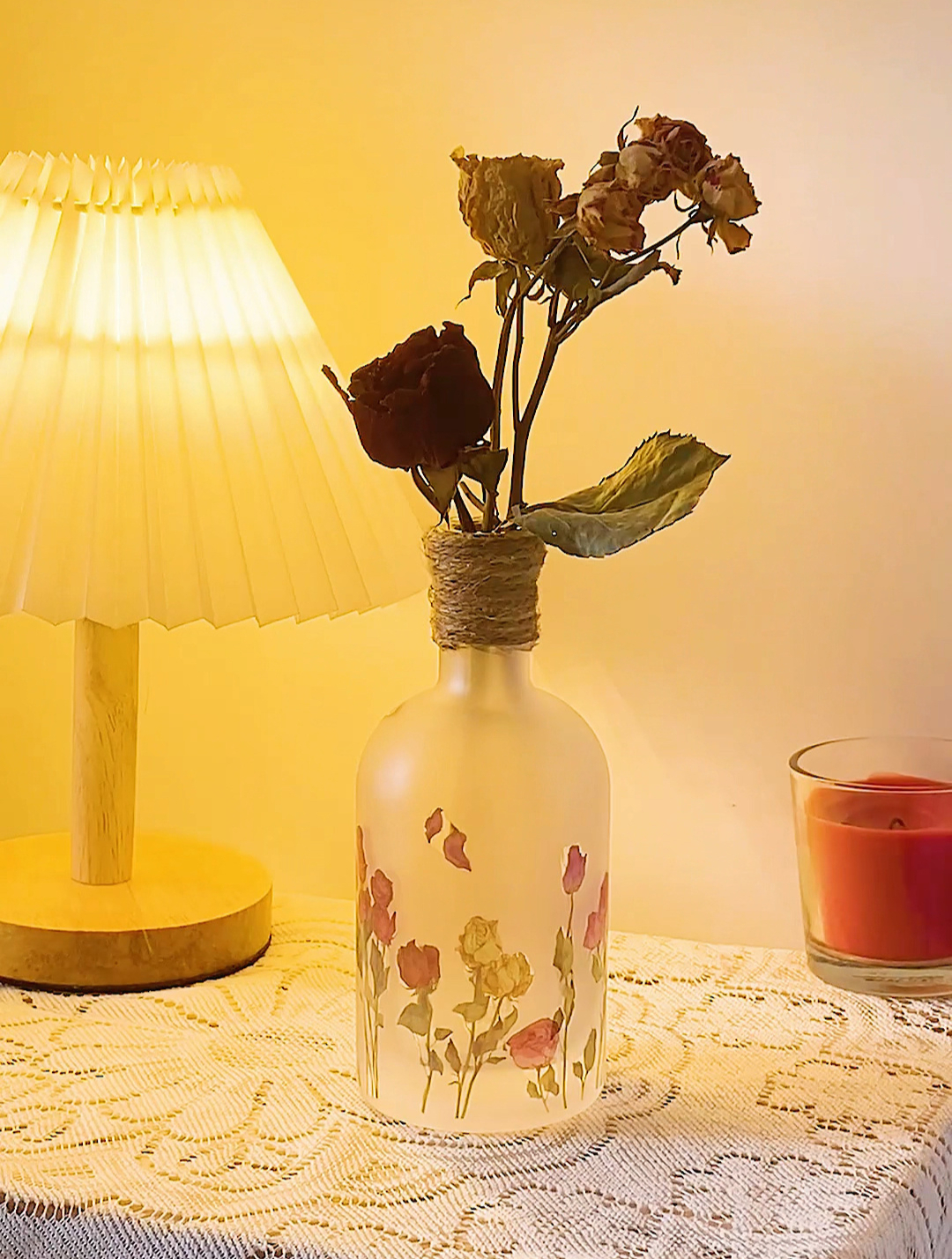 一起去楼下组团捡瓶子,小酒瓶用手帐贴纸改造一下也太可爱人了吧