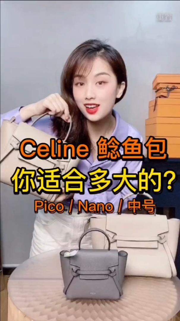 celine鲶鱼包你适合多大的