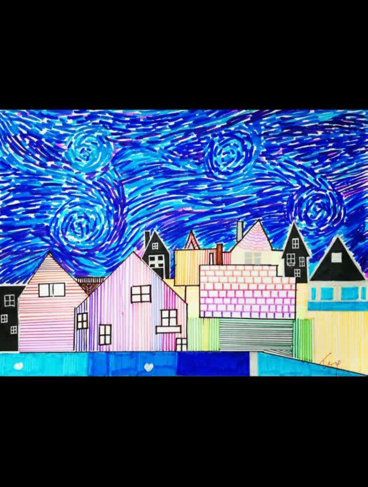 古风简笔画来分享(9)