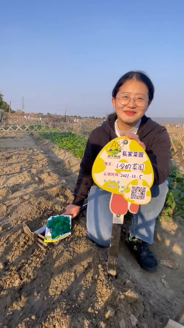 今天种下菠菜种子,细心照料,一周就可以发芽啦!