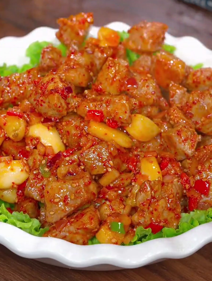这样做的梅花肉串,外焦里嫩,特别好吃