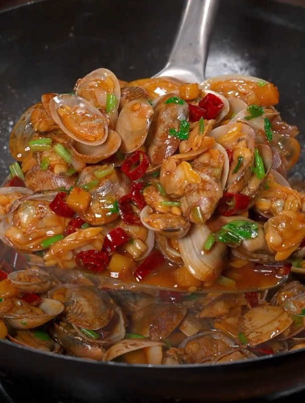 一看就会的香辣炒花甲