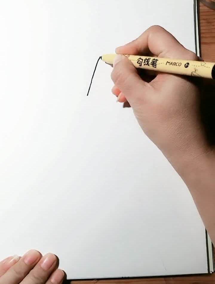 学费了没?画画手绘古风简笔画