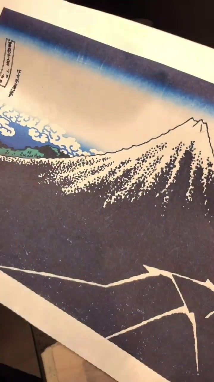 纯手工葛饰北斋经典浮世绘