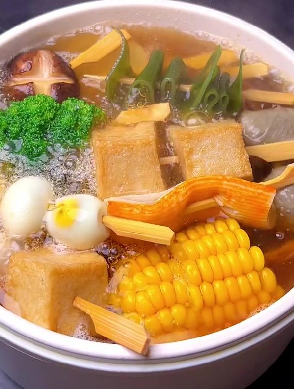 别再吃水煮菜了,来一锅热热乎乎的关东煮