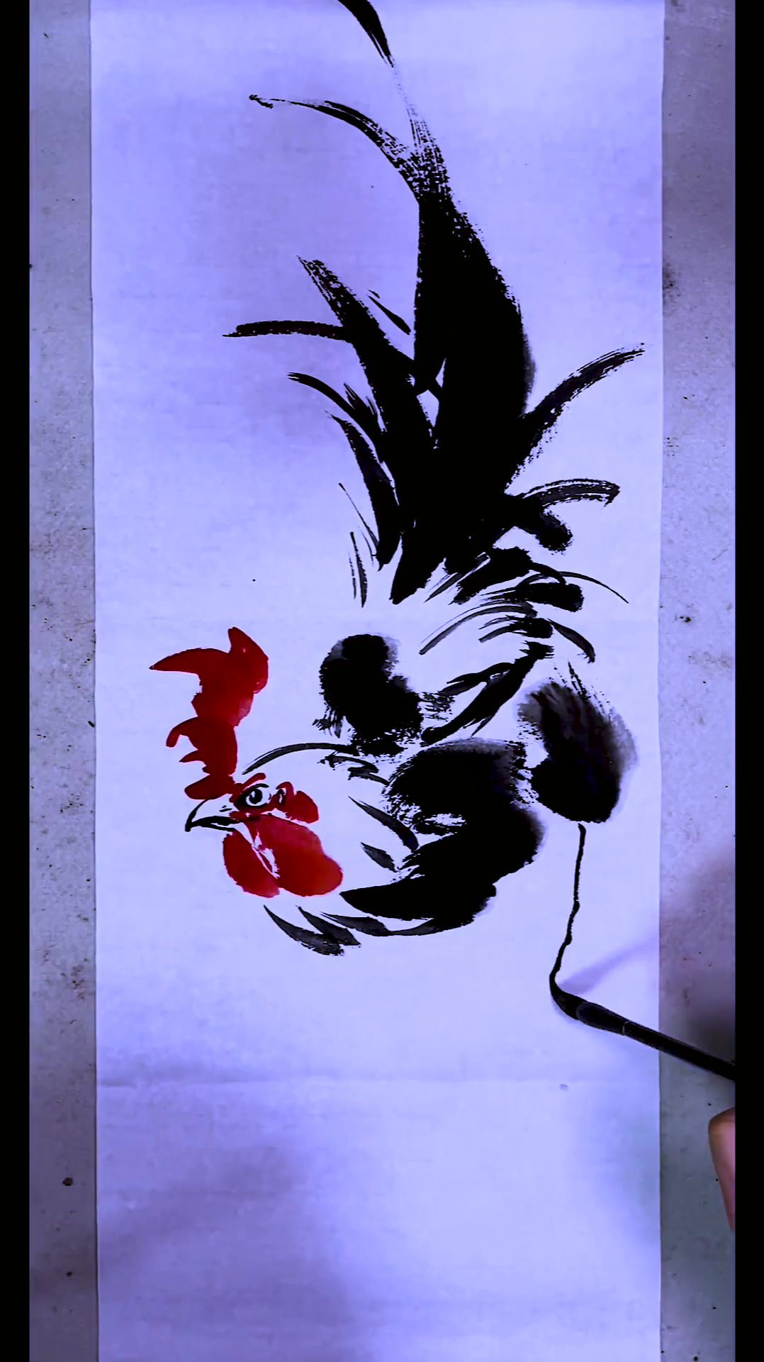 画画的同行之间最忌讳什么?今天画只公鸡