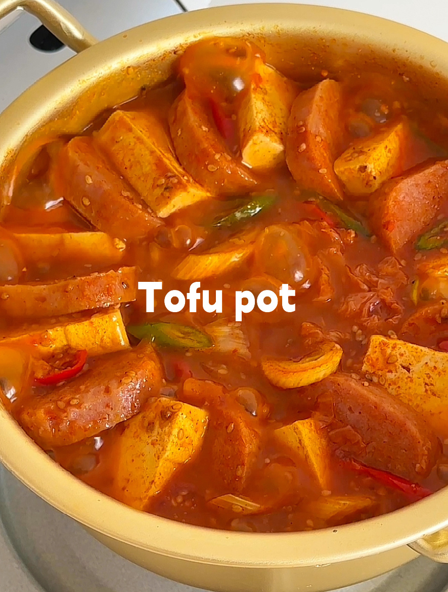 韩式午餐肉豆腐锅