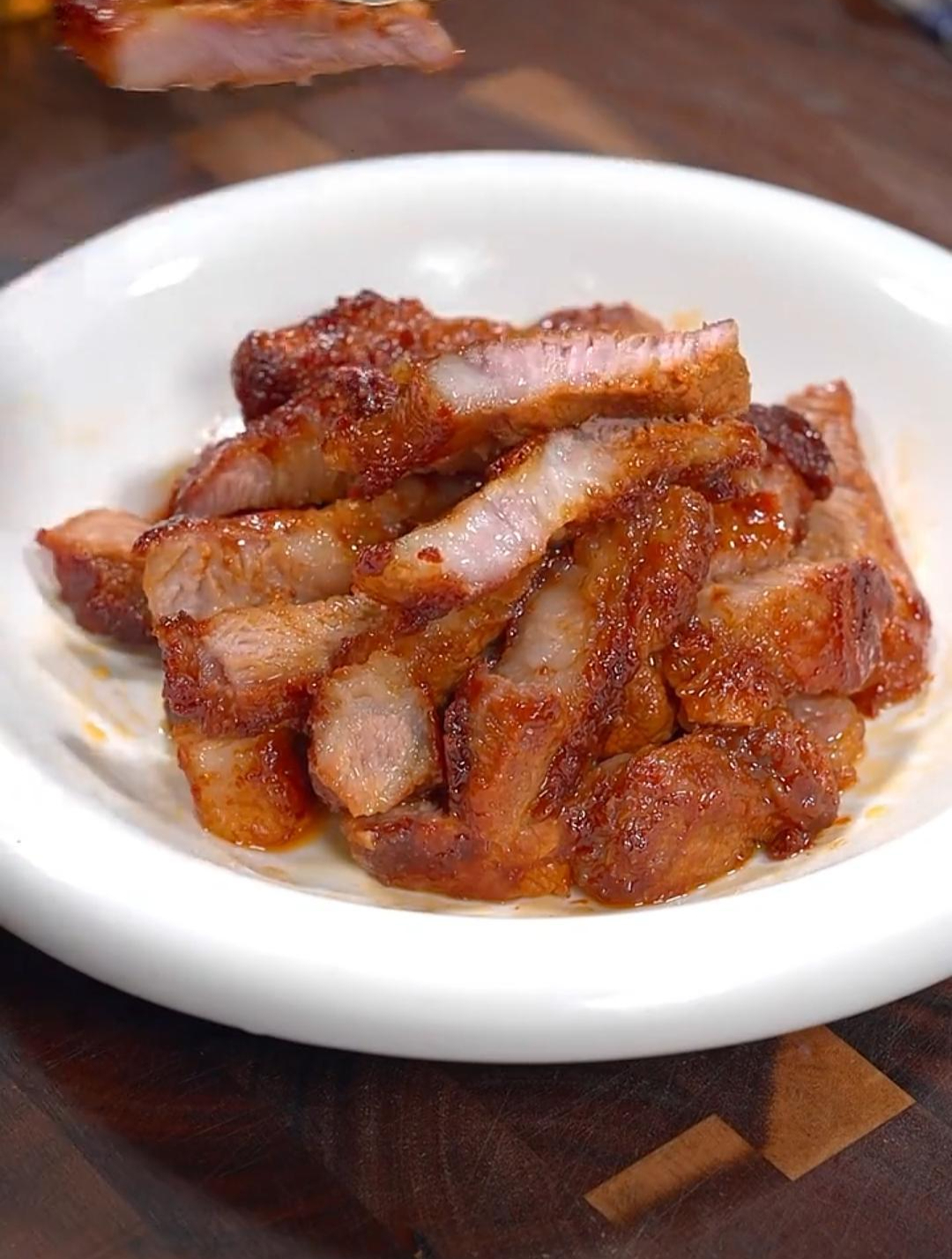 焦香酥脆的梅花肉做法