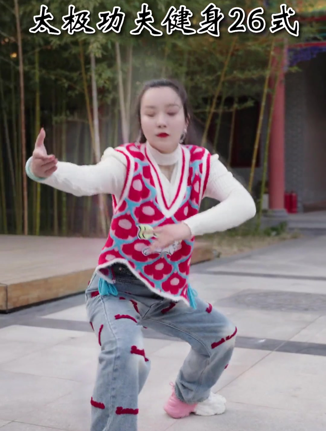 全网首创太极功夫健身26式可快可慢可刚可柔的养生太极功夫