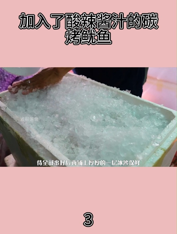 加入了酸辣酱汁的碳烤鱿鱼3