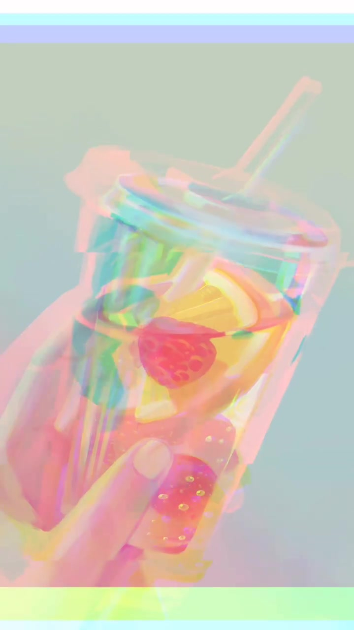 板绘插画 如何画一杯好看的奶茶!