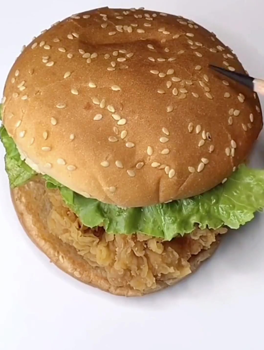 教孩子画超喜欢吃的汉堡,简单又美味,你家孩子学会了吗