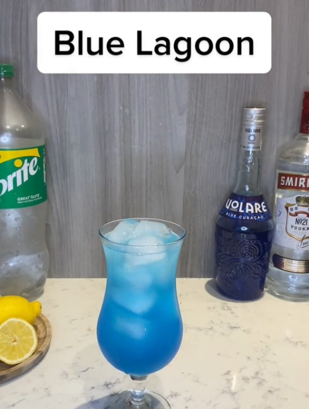 鸡尾酒-蓝色的湖
