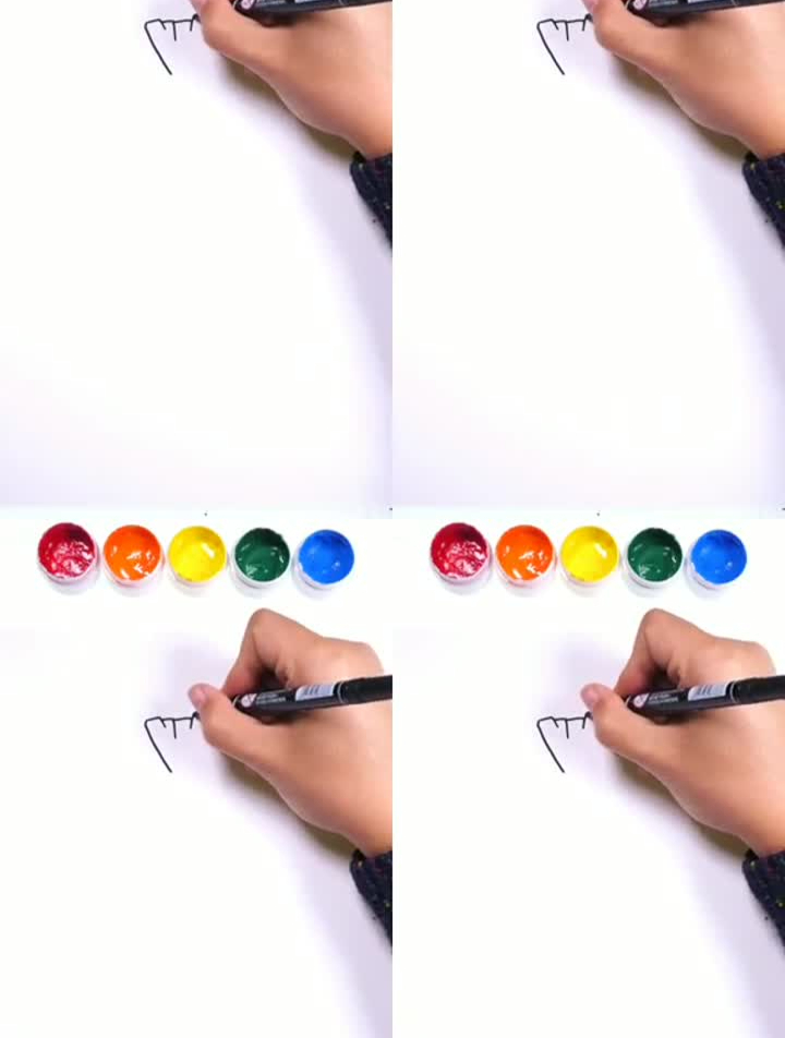 想养小宠物?画一条小鱼带回家手绘简笔画可爱颂
