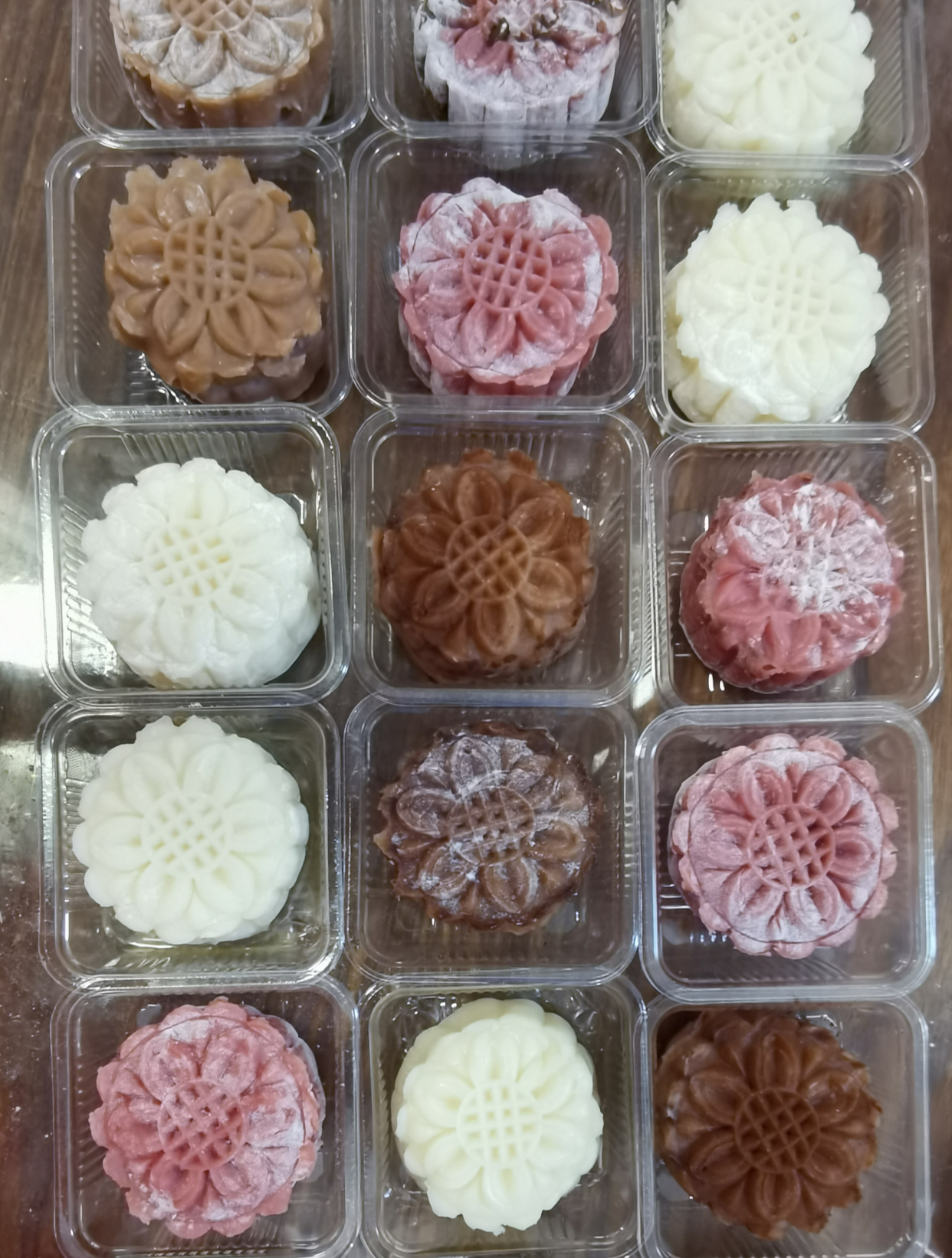 自制0卡糖减肥解馋冰皮月饼,好吃没负担!芋泥,榴莲,豆沙冰皮