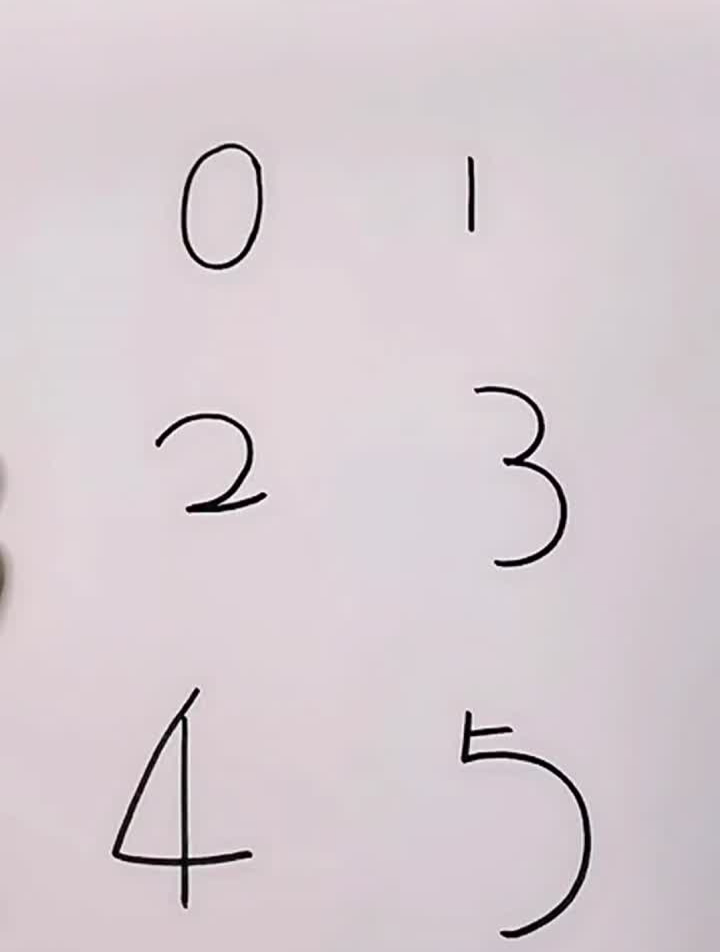 数字012345画不同的蔬菜简笔画简笔画教程