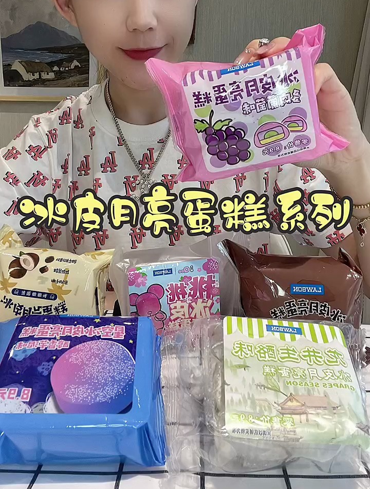 美食甜品:冰皮月亮蛋糕系列