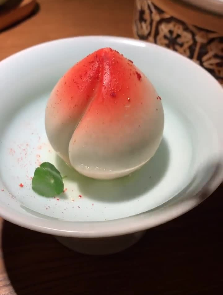 杭州网红桃子巧克力布丁终于吃到啦浪计划美食分享官心动餐厅美食