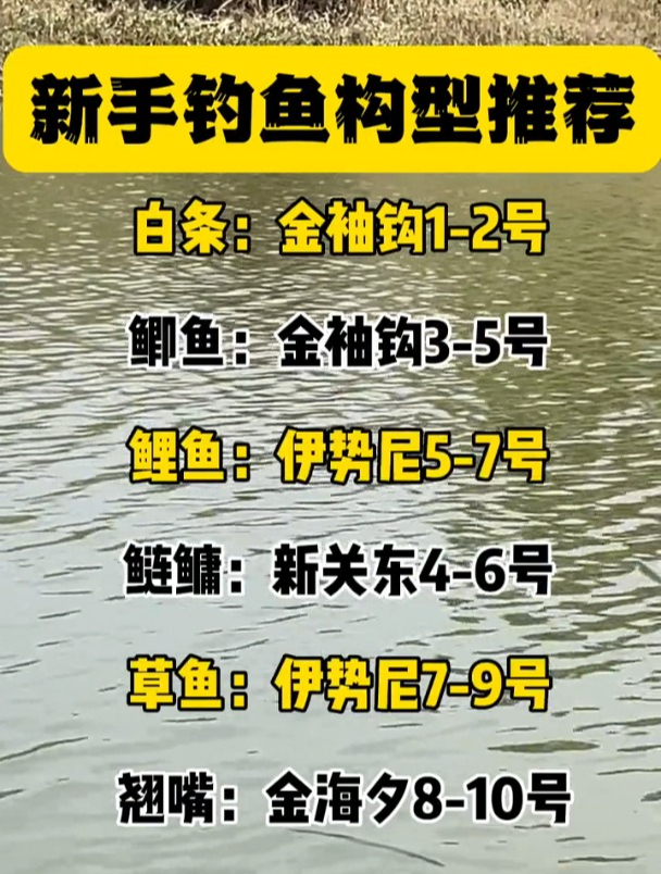 鱼钩没选对,跑鱼多几倍!钓翘嘴时鱼钩型号与大小该怎么选?