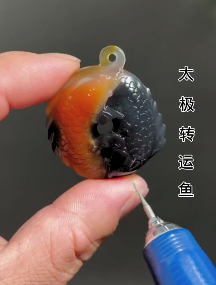 太极八卦鱼,手工匠人