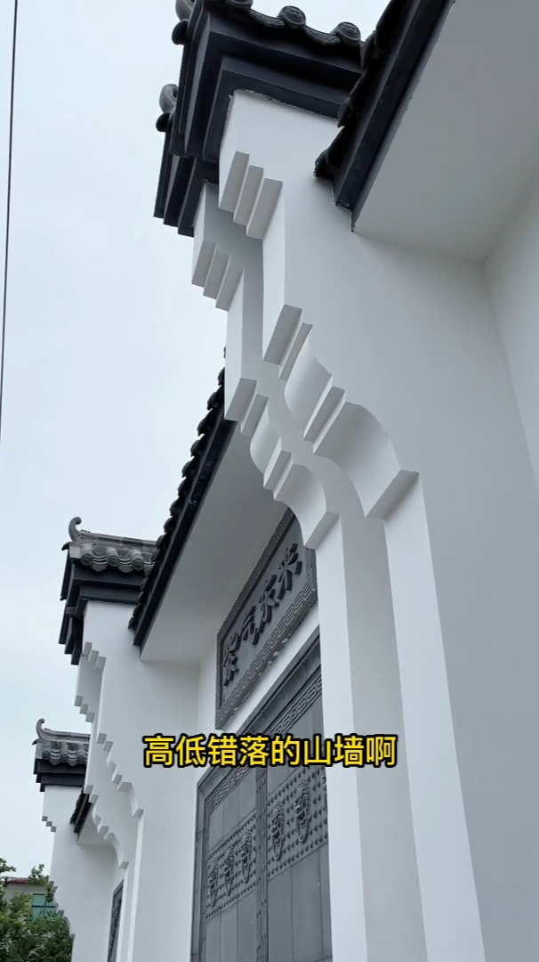 经典徽派建筑风格,青砖小瓦马头墙