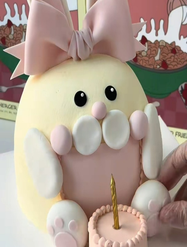 三层夹心的兔子蛋糕我爱了