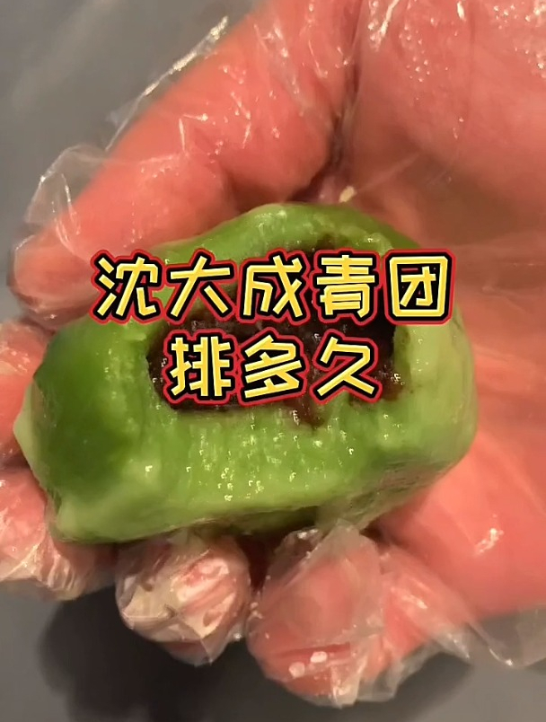 排队去吃沈大成的青团 探店创作者激励计划 青团