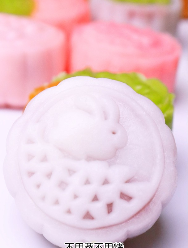 这个白嫩嫩,糯叽叽的是个啥?不得不说这个冰皮月饼是真好吃!