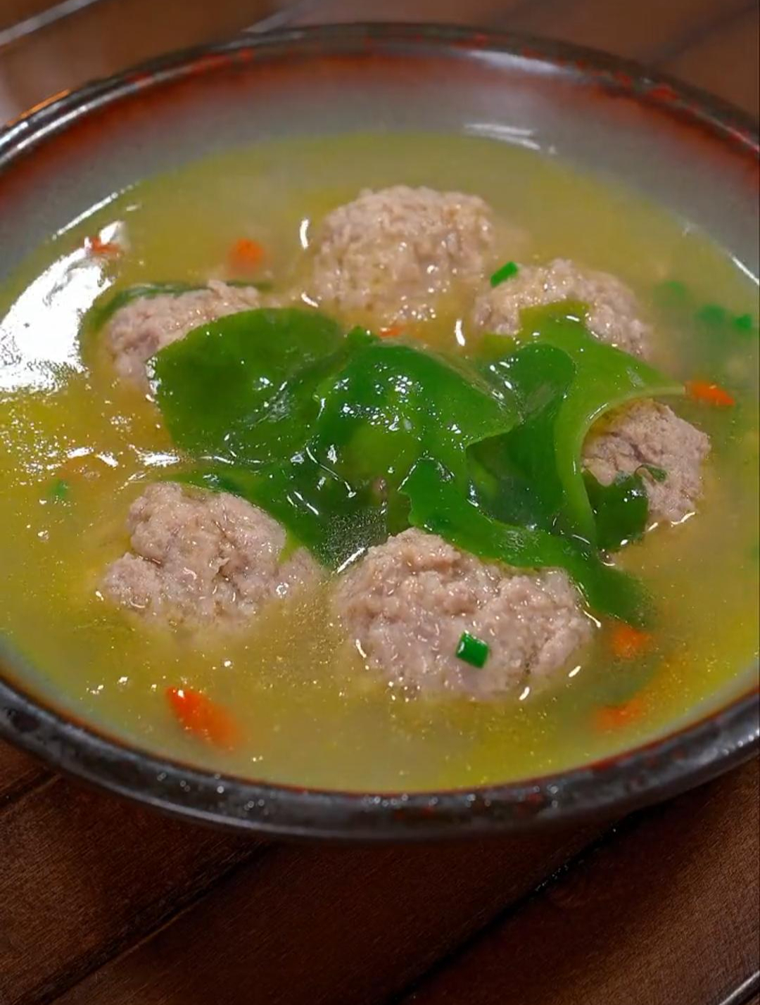 山药肉丸汤,营养又好喝,赶紧跟小朋友做起来吧
