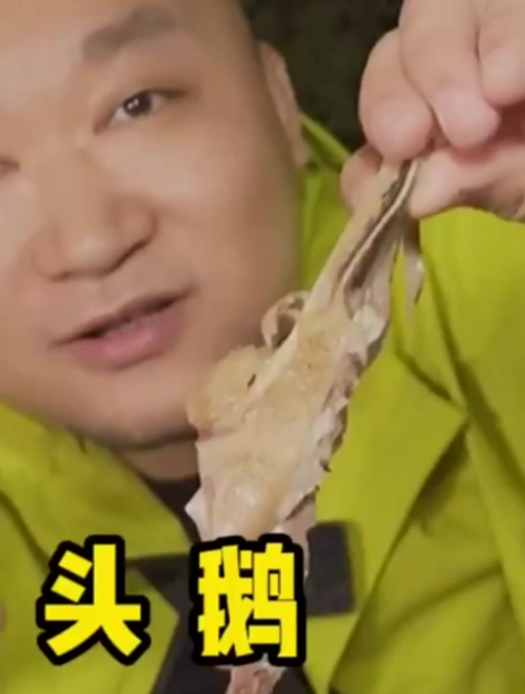 潮汕有一种鹅,顶头冠,似狮子头,故称狮头鹅,半只鹅头能卖上千
