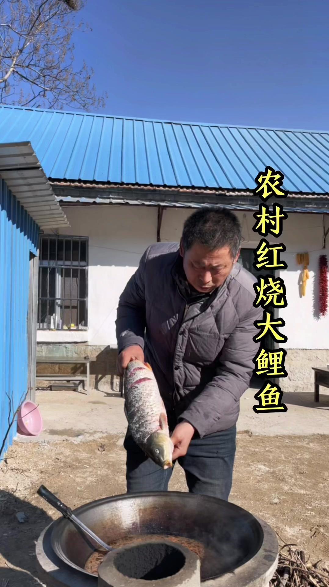家人们,你们爱吃红烧大鲤鱼吗?我爸做的鲤鱼实在是太香了!