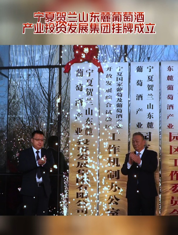 宁夏贺兰山东麓葡萄酒产业投资发展集团挂牌成立