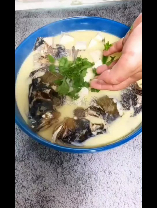 鱼头豆腐汤,营养又好喝,赶紧动起来