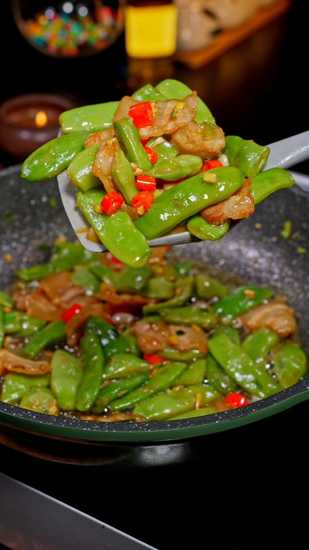 豆角炒五花肉,家常做法,好吃又下饭