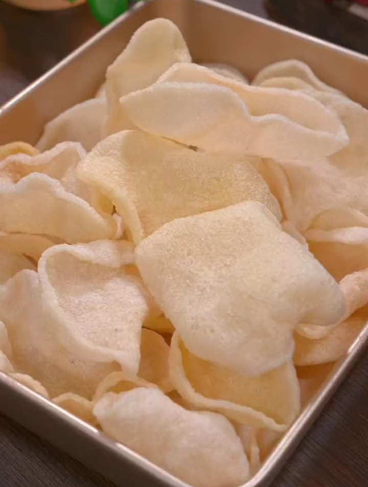 简单好做的炸虾片,虾味浓郁酥酥脆脆