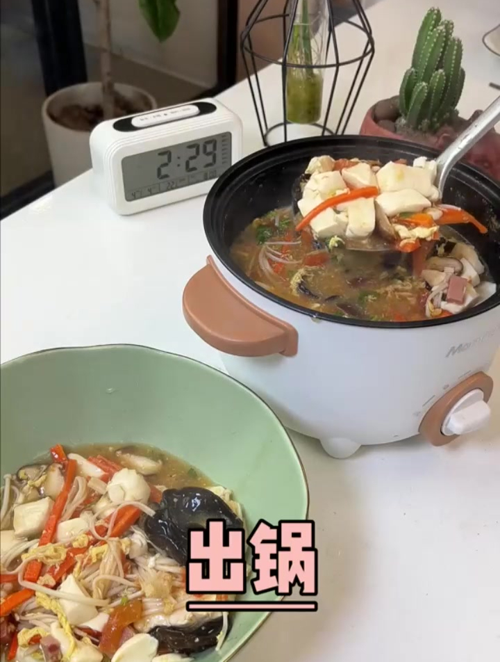 关晓彤同款解馋酸辣汤,鲜香味美,低脂高蛋白!