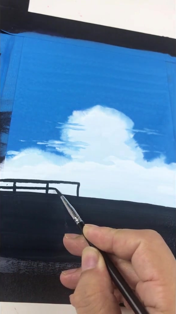 这样的视频应该配什么样的文案,水彩画,水彩教程