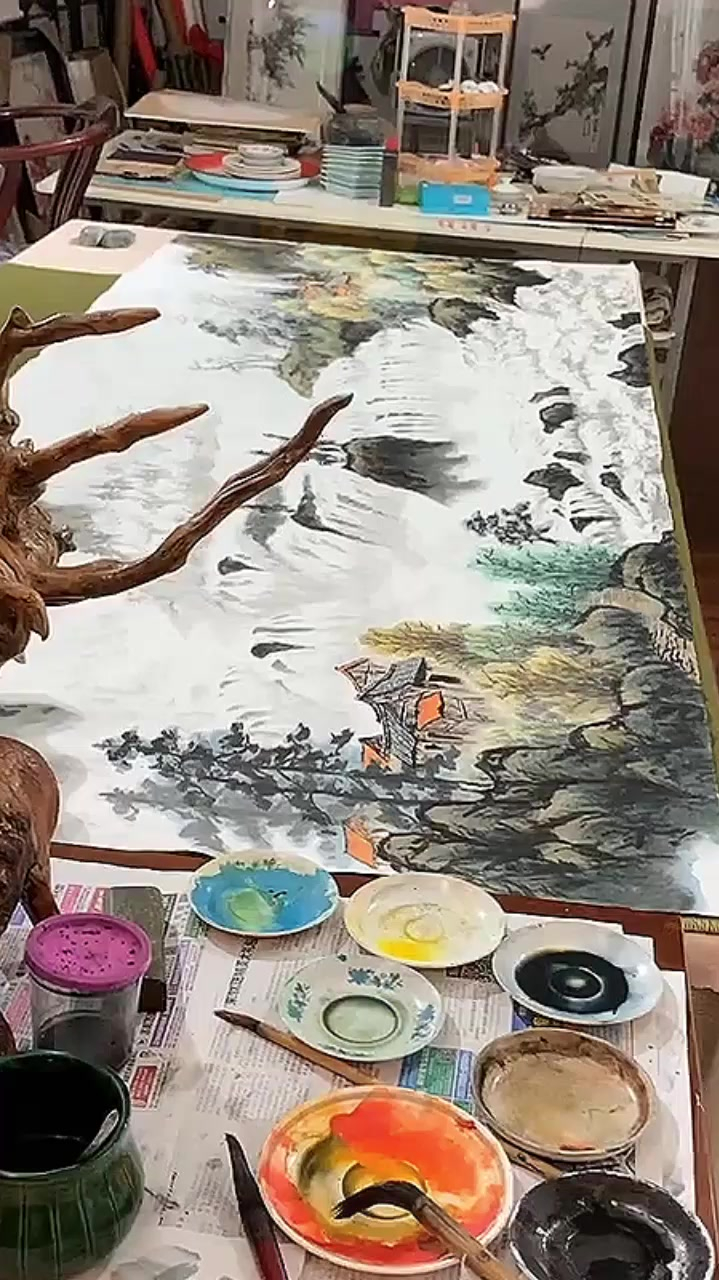 山水画富利,喜欢的老铁双击和留言建议