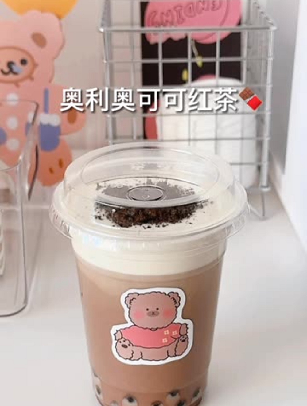 自制饮品:丝滑浓郁的可可奶茶,巧克力脑袋很难拒绝这杯