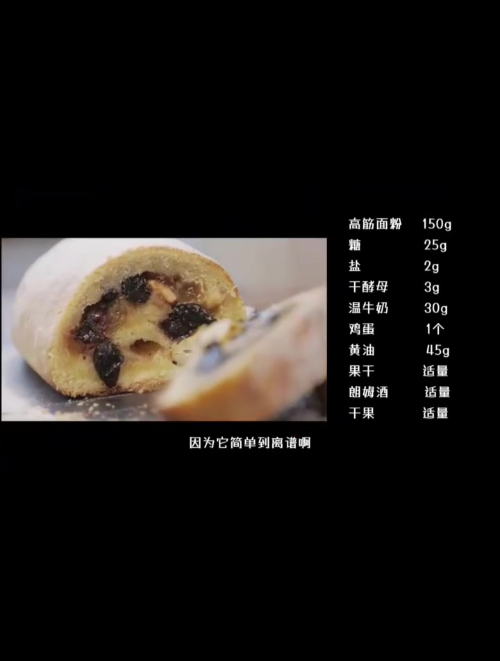 超简单 几乎不用洗碗 德式圣诞蛋糕 aka 甜版大列巴