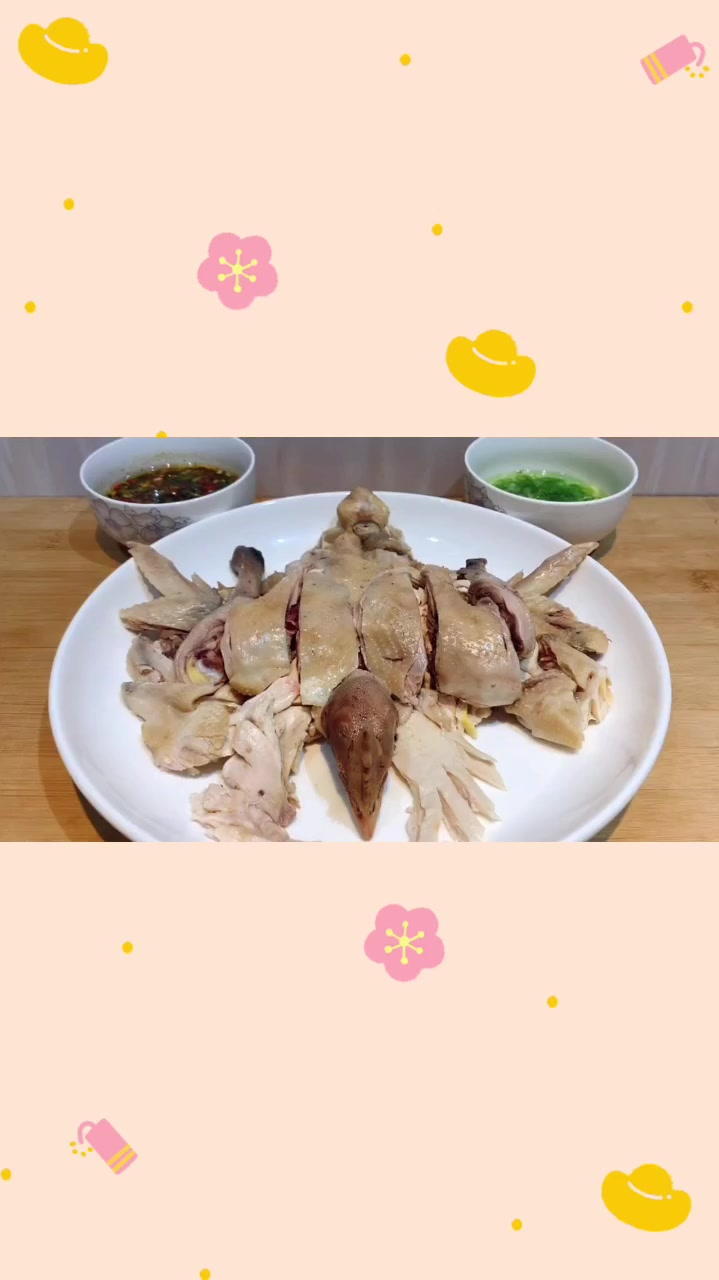 大厨分享广式“白切鸡”传统做法,有技巧没难度,皮脆肉嫩没腥味