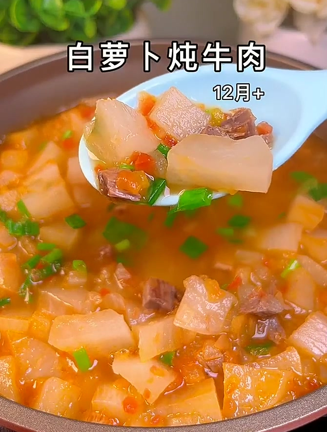 白萝卜炖牛肉|又到了吃白萝卜的季节啦