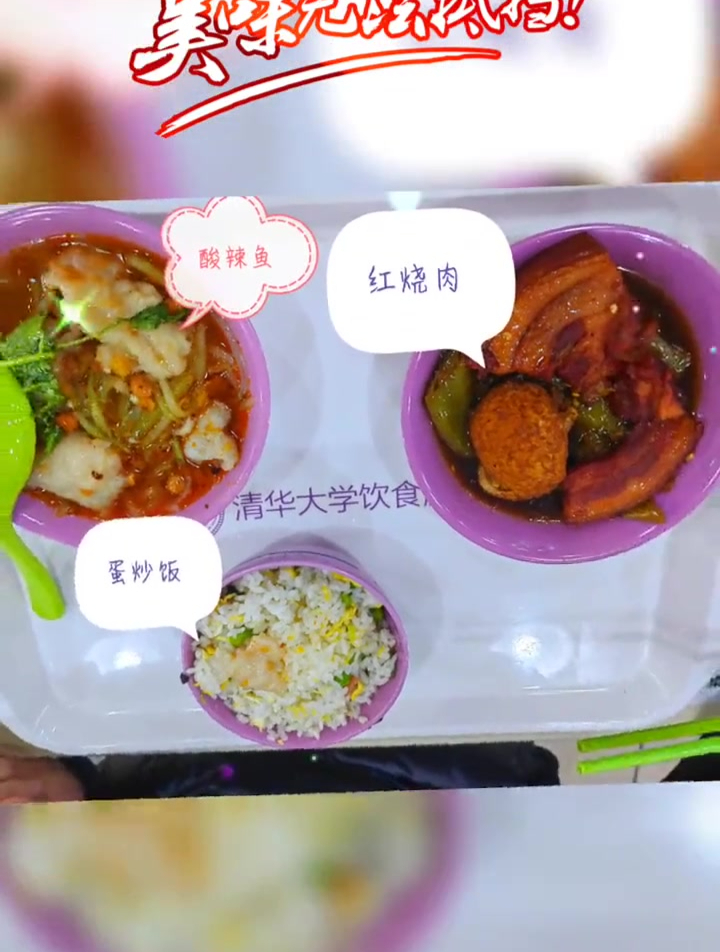 清华大学各个食堂美食分享