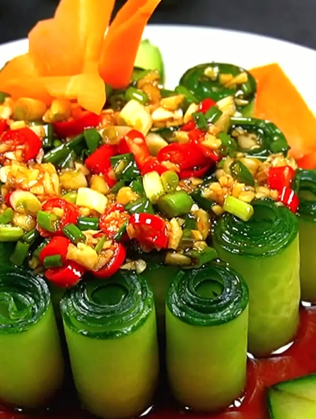 高颜值的凉拌黄瓜,超适合年夜饭,快收藏吧