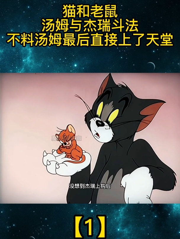 猫和老鼠:汤姆与杰瑞斗法不料汤姆最后直接上了天堂「1」