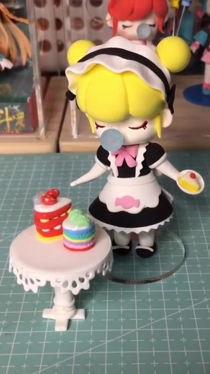 囡茜下午茶之小女仆,超轻粘土