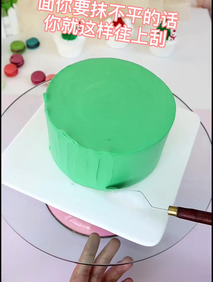 圣诞节蛋糕超级适合手残党的圣诞款蛋糕简单美丽最重要处单快